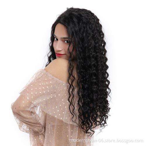 150%Density 4x4 Deep Curly Lace Closure Human Hair Wig, 100% unprocessed Virgin Human Hair Lace Front Wigs for Black Women